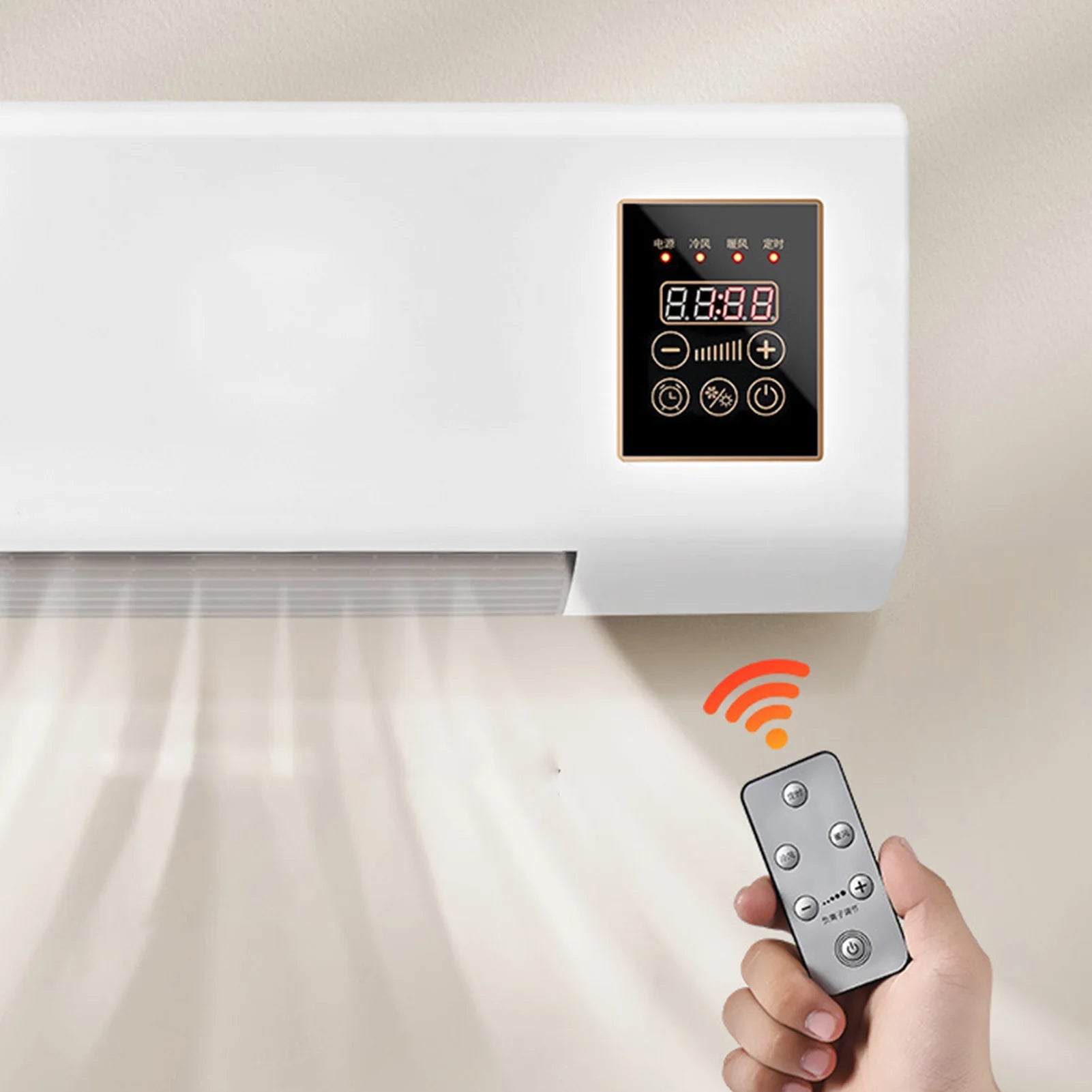 Mini Wall AC Heater Remote